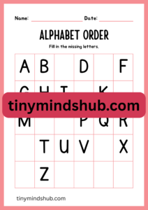 Missing Alphabet