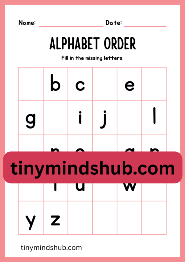 Missing Alphabet